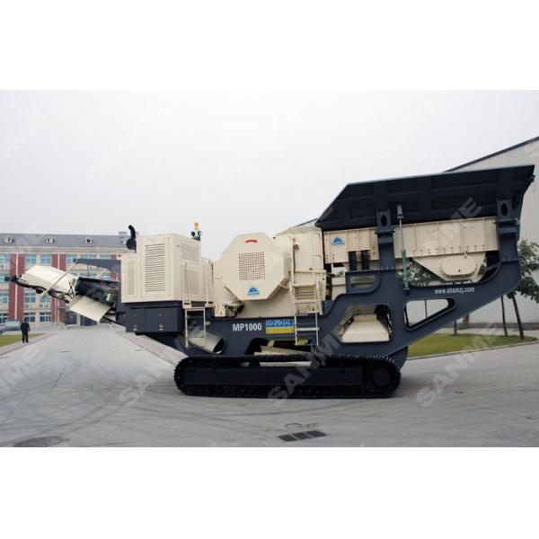 High Capacity Mobile Crushing Plant , Mobile Mining Crusher Convenient Operation