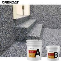 Seismic Resilience Epoxy Flake Floor Coating Colors Retain Vibrancy Over Time Low VOC