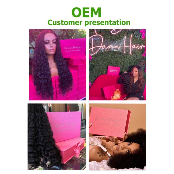 Botella de vidrio de goteo de cilindro Caja de embalaje de 30 ml de material reciclado hecho a mano