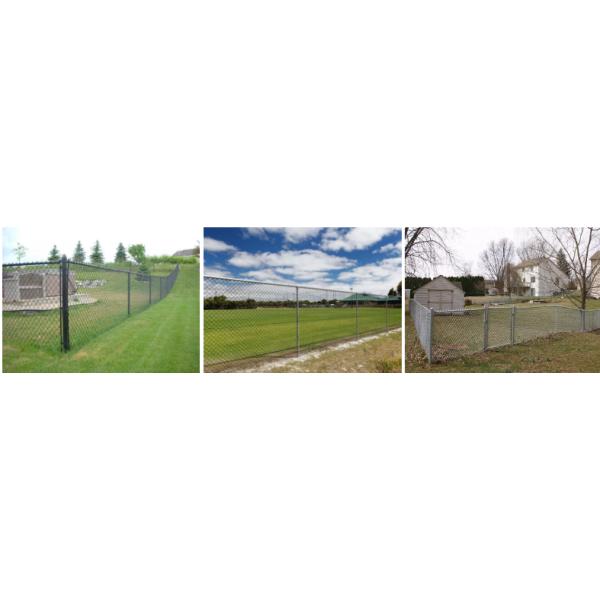 5mm  wire diameter Electric Galvanized Chain Link Fencing 50x50mm Hole size