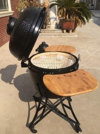 24 CERAMIC BBQ GRILL KAMADO/  Black, Red, Green/ Stainless Cart or Iron Cart