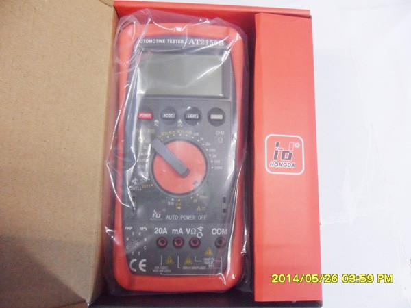 portable HFE Digital Automotive Multimeter , Handheld Automobile Diagnostic Equipment