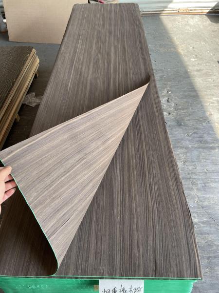 Engineered Oak Veneer Natural Smoked Oak Color For Furniture Manufacture
