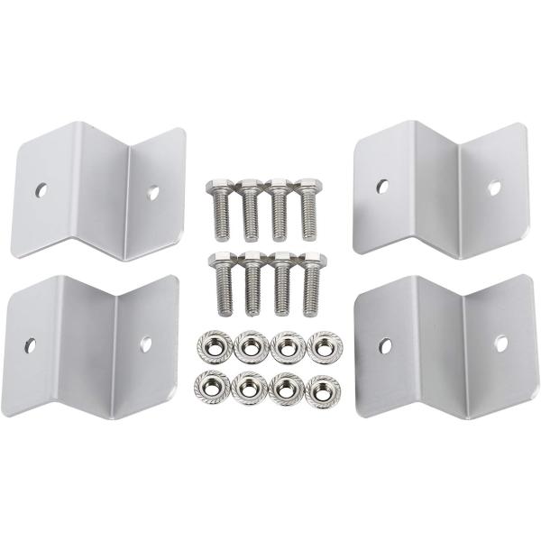 Instalação fácil TALL Z Bracket Solar Panel Brackets para suporte livre de corrosão