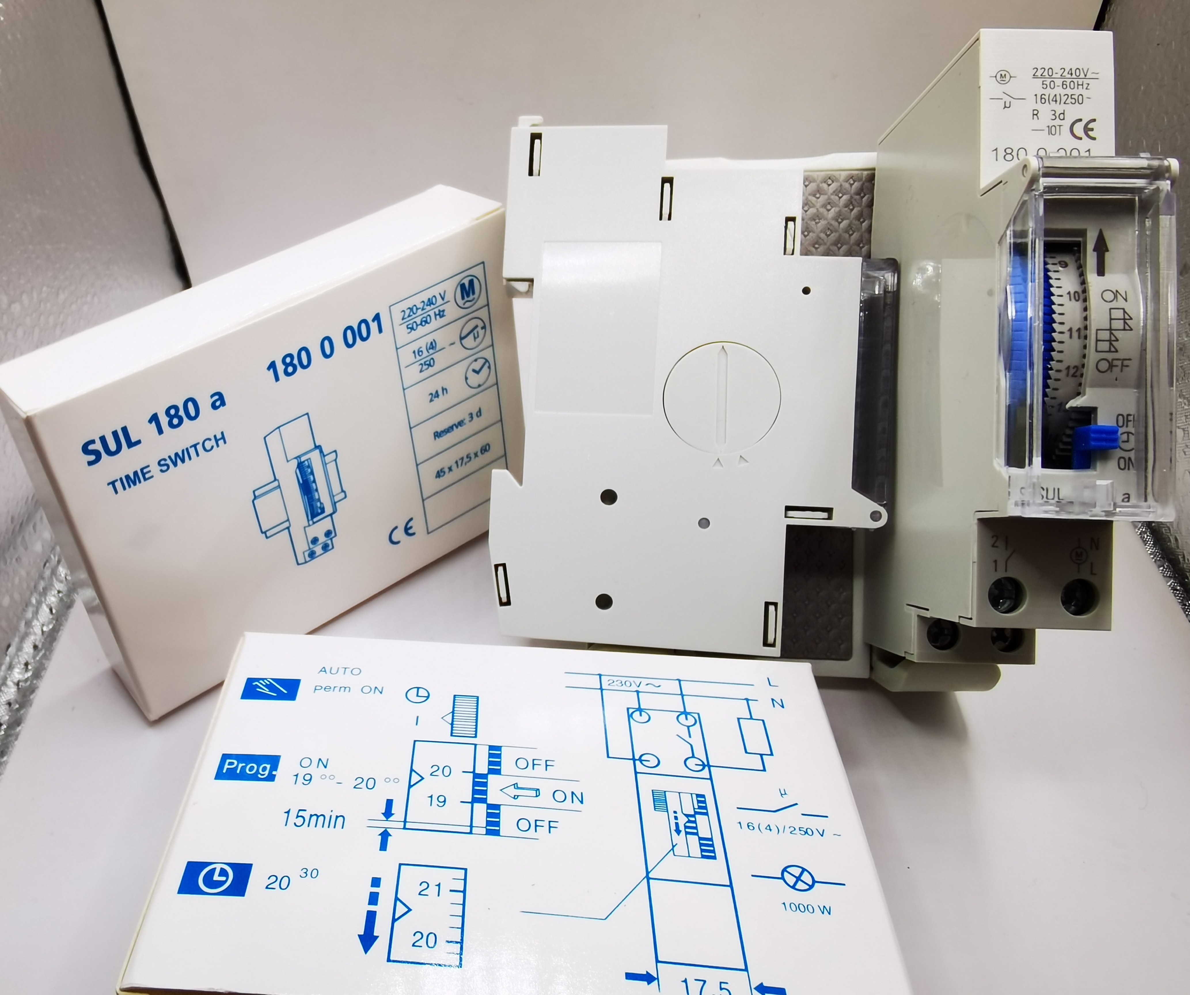 SUL180A 1800001 AC24-380 Механический таймер SUL160A Таймерный переключатель SUL180