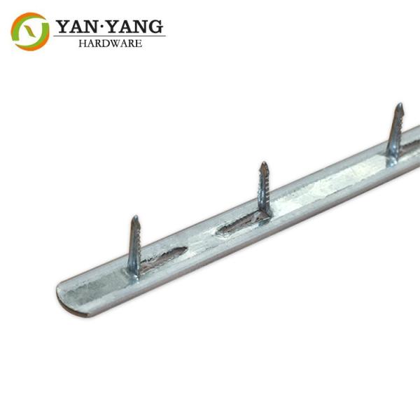 best factory price durable sofa iron metal tack strip with PVC cover