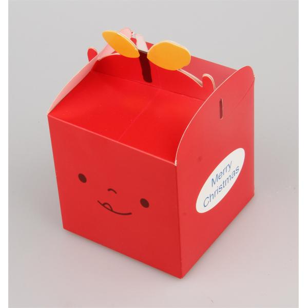 L'emballage alimentaire de cadeau de gâteau enferme dans une boîte la boîte réutilisée de pliage de petit gâteau de nourriture avec la poignée