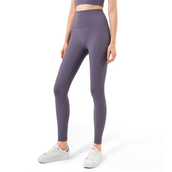 Colourful High Waisted Seamless Gym Leggings Snagging Resistance