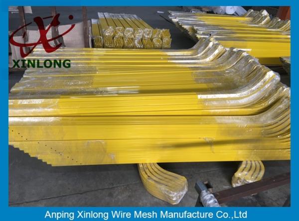PVC Fence Post Accessories Galvanized Steel Fence Posts For Outdoor