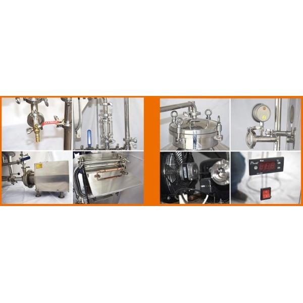 SS304 Beer Fermenter 300L 1000L Micro Brewing Machine