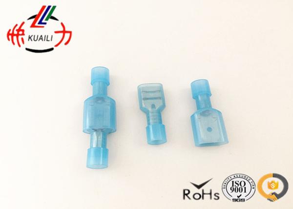 16-14 AWG Blue Quick crimping insulated terminals / male female electrical connectors
