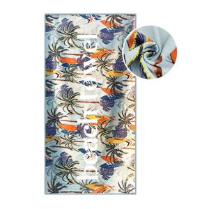 Custom Anti-slip Sand Free Quick Dry Sublimation Microfiber Beach Towels