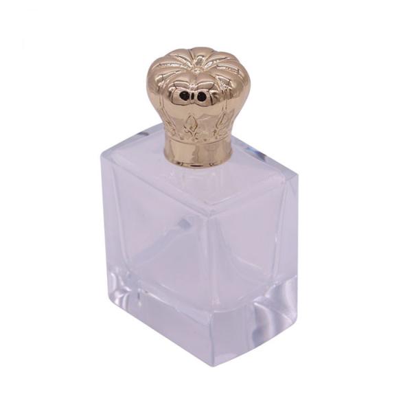 Luxury Zamak Crown Cap / Perfume Bottle Cap For FEA 15 Glass Bottle Neck