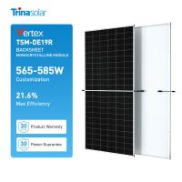 Bifacial Trina Solar 565-585W Panneaux solaires monofaciaux pour le système solaire à domicile / industriel
