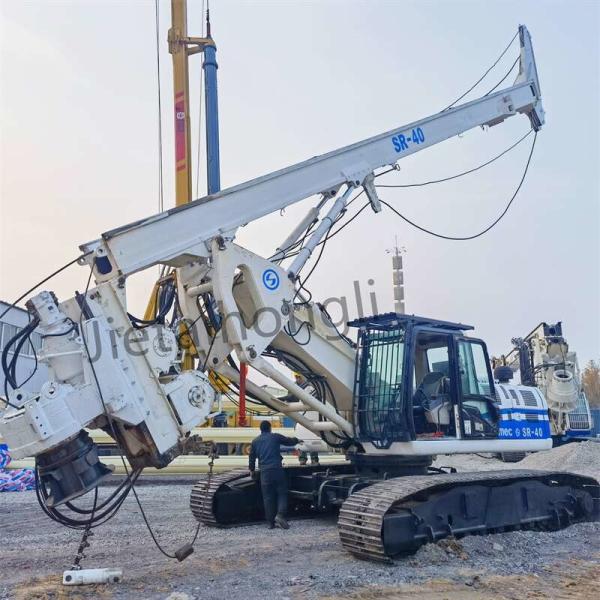 kNm 150 использовало пробуренный складывающ снаряжение Soilmec SR40 с Frictional Адвокатурой Келли
