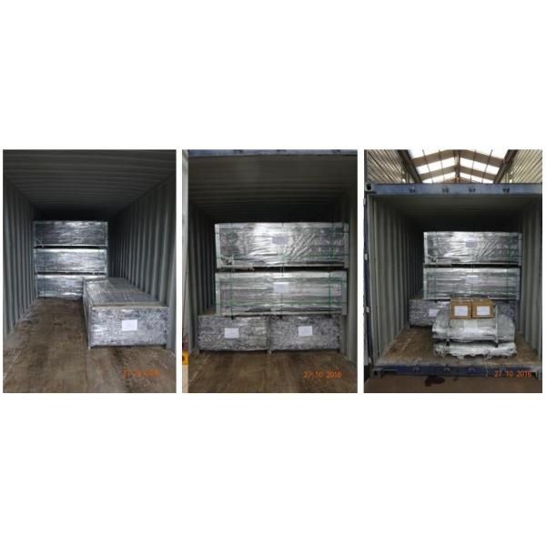 3.3m Height Galvanized Clear View Safety Fence / Security Fence Powder Coated