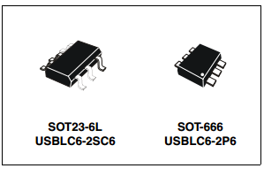 USBLC6-2P6 VERY LOW CAPACITANCE ESD PROTECTION Rectifier Diode