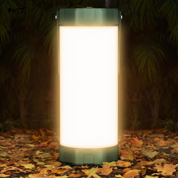 106LED Camping Lantern 5 Brightness Levels Up to 1200LM 3 Modes SOS 80hrs Working Time IP68 Waterproof Emergency Light