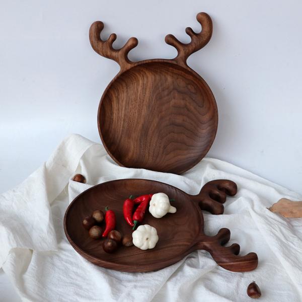 SGS Approved Wooden Dinnerware Set , Mini Wooden Serving Set