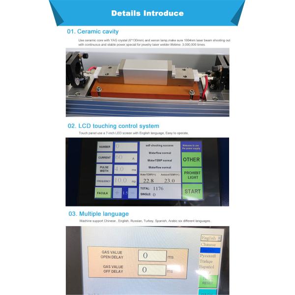 сварщик лазера ювелирных изделий пятна 100В ИАГ с медью золота микроскопа подходящей серебряной