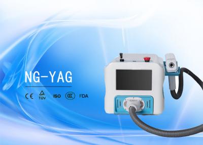 Q - Switched Nd Yag Laser Machine , Portable 1064 / 532nm Laser Tattoo Removal Equipment
