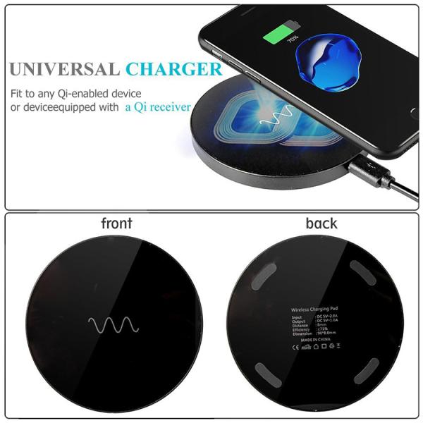 Samsung Wireless Phone Charger Powermat Logo Pringtable Light Weight Plastic Body