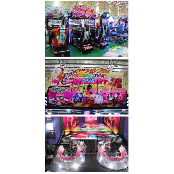 42 Inch Screen Driving Car Racing Game Machine Alloy Steel Structure