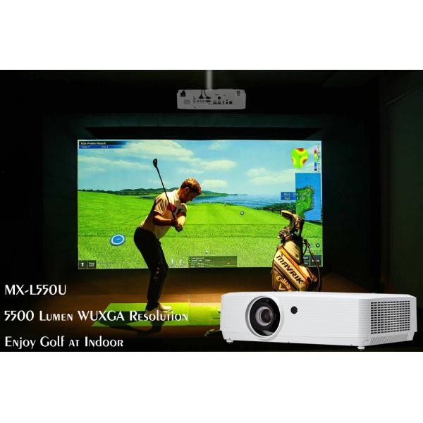 1920x1200 5500 Lumen Multimedia Projector Multimedia Projector With Manual Zoom