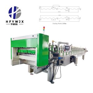 Easy Operate PLC Control System Double Layer Trapezoidal Roll Forming Machine