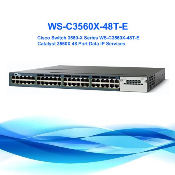 New WS-C3560X-48T-E Cisco 3560 Series 48 Ports Ethernet Switch