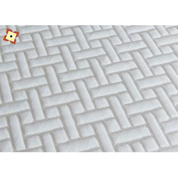 Knitted Jacquard Pillow Mattress Quilting Fabric 500gsm For Home Textile Hotel