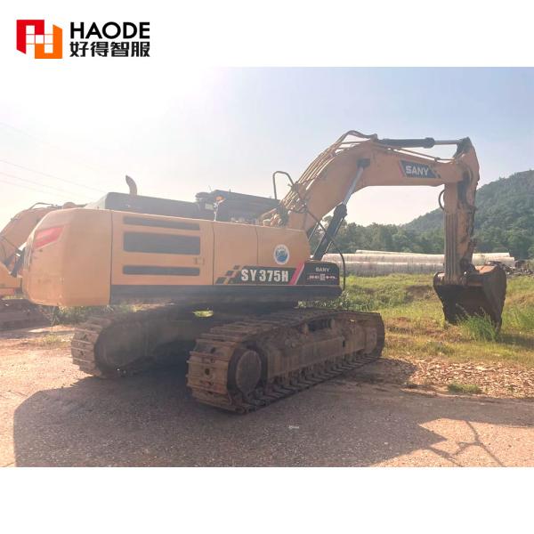 Оригинальный 38-тонный экскаватор Sany 375H с двигателем Cummins и 8001-10000 рабочих часов