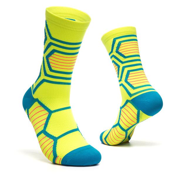 Polyester Custom Printed Basketball Socks sweat absorbent