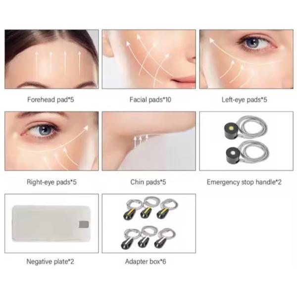 Masajista facial vertical 6 manijas PEFace EMS Máquina estimuladora muscular