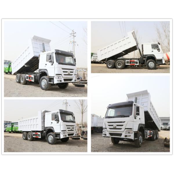 375HP Sinotruck HOWO 6X4 Used Tipper Truck in Europe with Ventral Tipper Hydraulic Lifting
