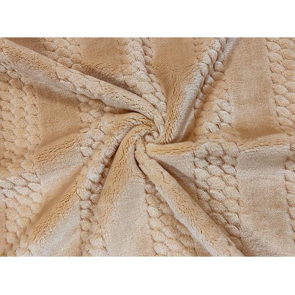 Tela de moda 320 G/M 150D del paño grueso y suave de la franela del telar jacquar para la ropa de noche