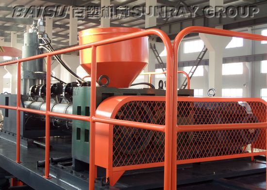 Electric Control 200 Litre Plastic Drum Making Machine Extrusion Blow Molding Process SRB120B