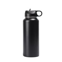 Copo térmico aislado de acero inoxidable 304 con tapa a prueba de derrames 18 oz negro