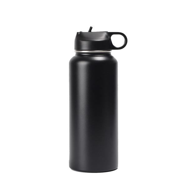 304 Stainless Steel Insulated Thermos Cup with Spill Proof Lid 18oz Black