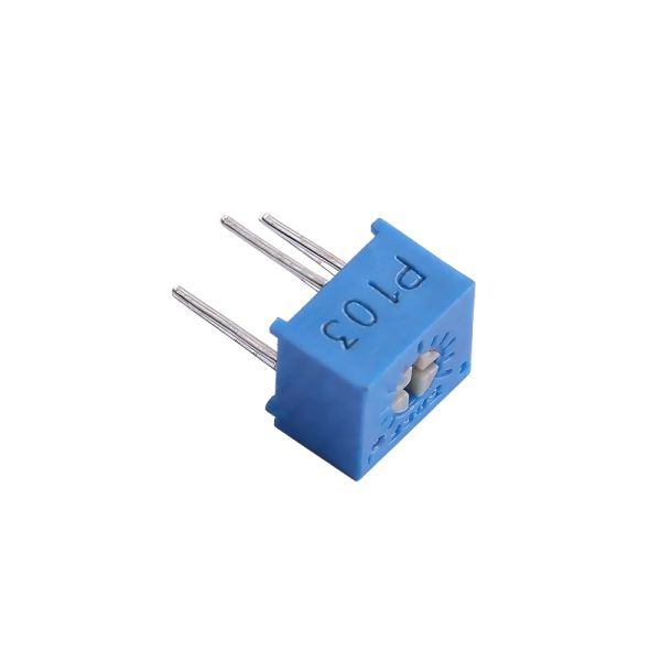 10 kOhms 500 mW Single Turn Trimmer Resistor Through Hole Adjustable Resistor for Precision Tuning