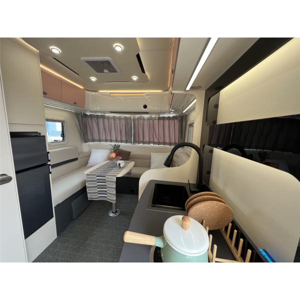 Engate giratório cor-de-rosa do reboque KNOTT da caravana do campista do rv que visita o reboque de campista 3000W