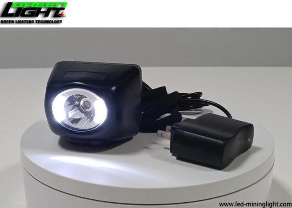 Kl4.5lm Digital LED Miners Cap Lamp 1.3 Watts 8000lux With Time / Battery Status Display