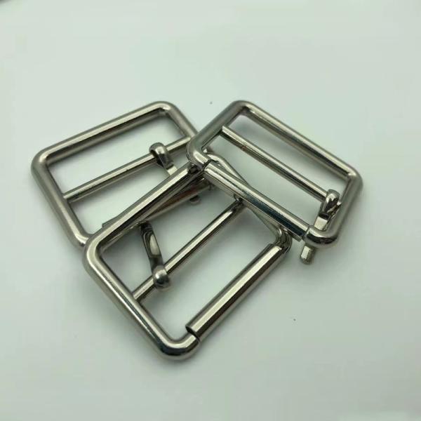 Eco Friendly Material Metal Backpack Strap Adjuster Silk Screen Printing