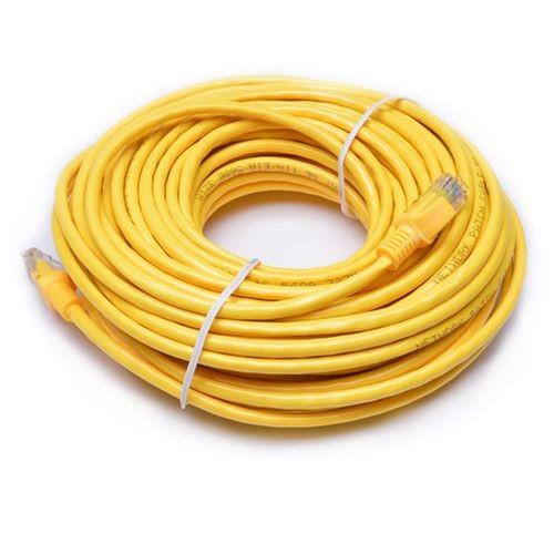 10Gbps 500MHz CAT6A F FTP Cable  23AWG Solid Yellow Cable LSZH IEC60332-1 High Speed