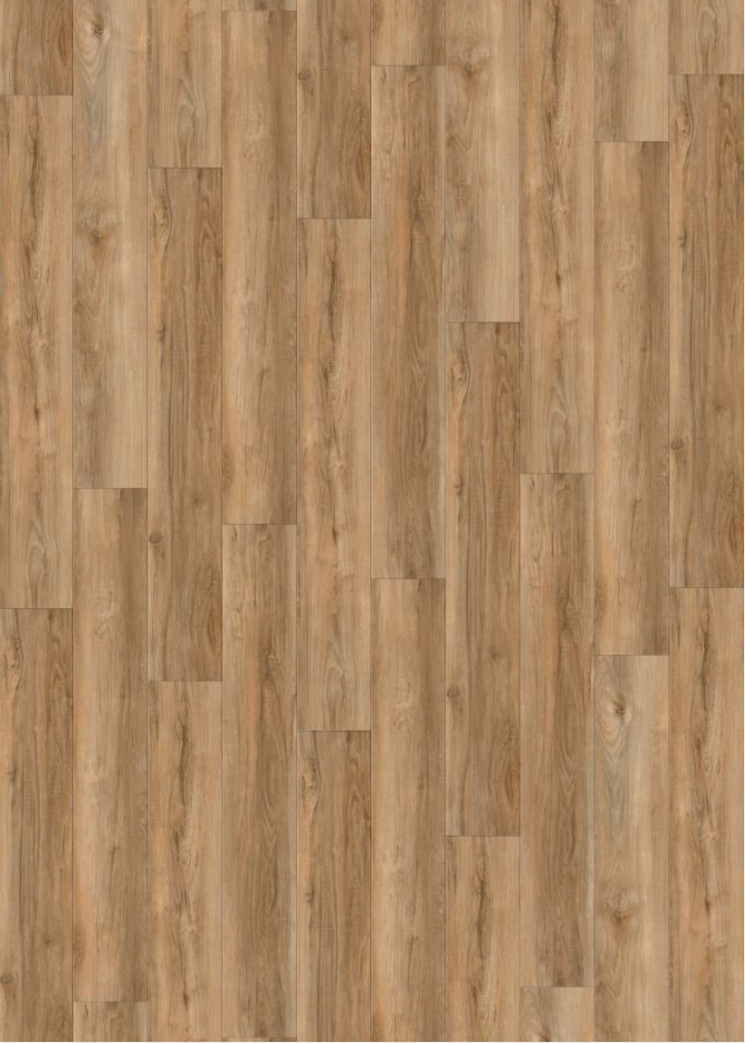 Запятнайте устойчивые 5.5mm SPC нажимает на справляться Hickory GKBM JR-W17019 Recyclable анти- удара американский