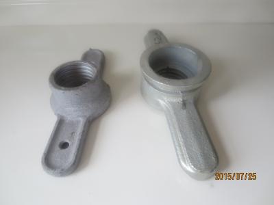 Hot galvanized Scaffolding Accessories forged / cast screw jack nut φ38 / φ34mm