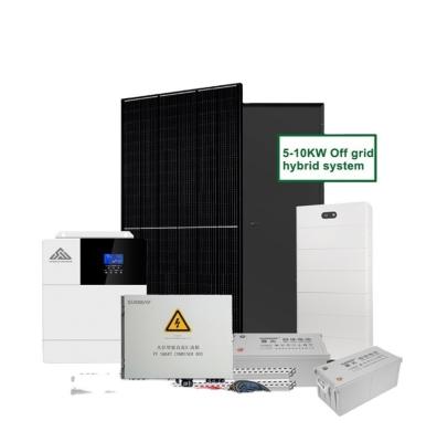 Système solaire mural de 8 kW hors réseau avec panneau solaire tout en un