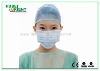 Masque chirurgical jetable non tissé à 3 couches pour adultes avec boucle d'oreille