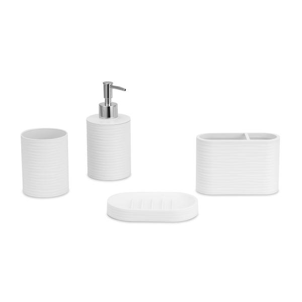 plastic Bathroom Accessories Set Foam Dispenser Soap Dispenser Toothbrush Holder Soap Dish