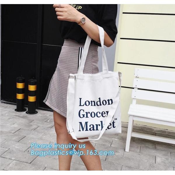 хозяйственная сумка для продвижения, пляж подарка сумки холста хлопка сумки tote холста нового стиля черная изготовленная на заказ нашивки женской сумки изготовленный на заказ